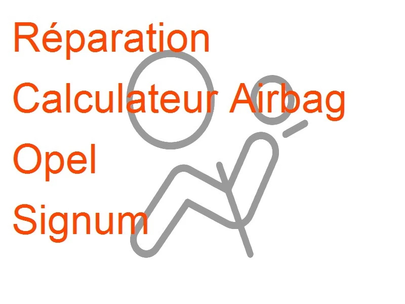 Calculateur Airbag Opel Signum