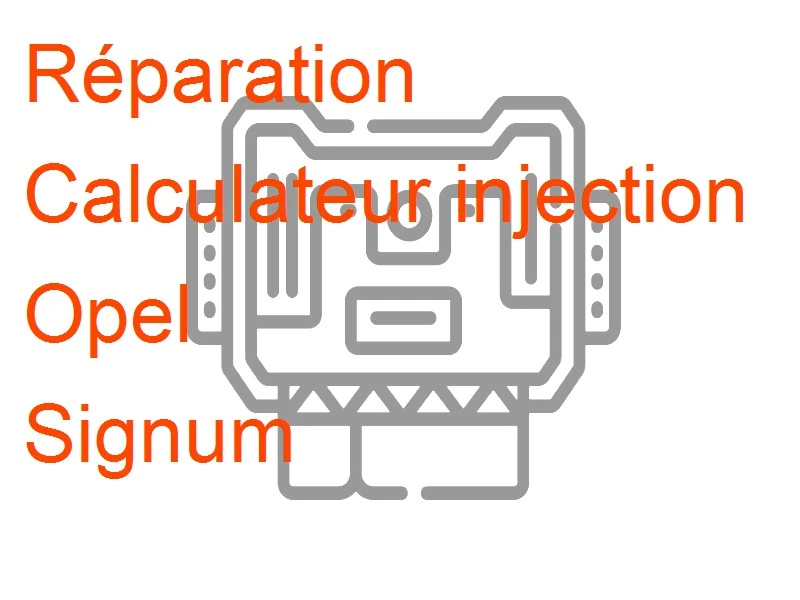 Calculateur injection Opel Signum