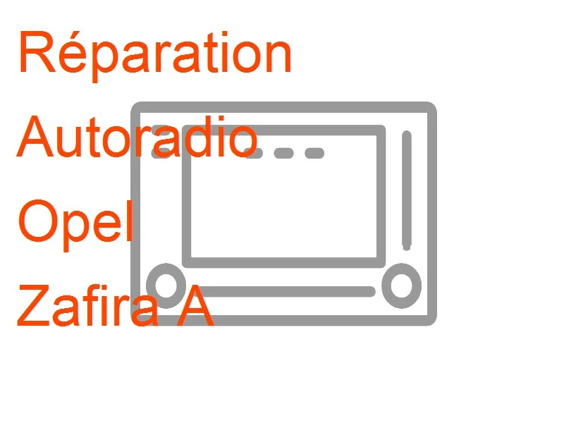 Autoradio Opel Zafira A