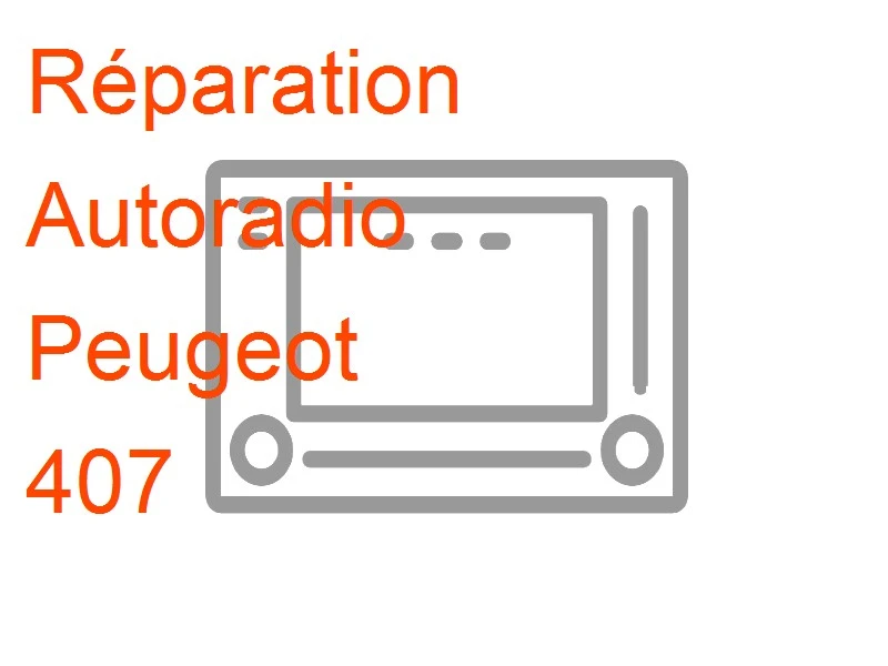 Autoradio Peugeot 407