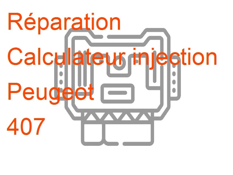 Calculateur injection Peugeot 407