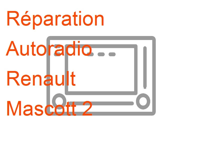 Autoradio Renault Mascott 2