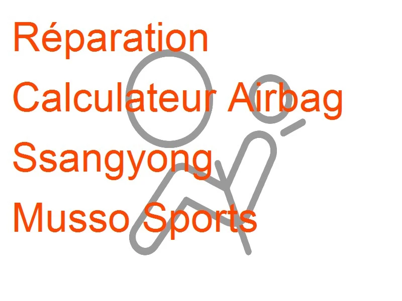 Calculateur Airbag Ssangyong Musso Sports