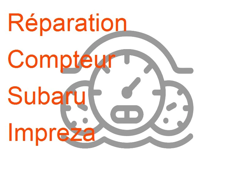 Compteur Subaru Impreza