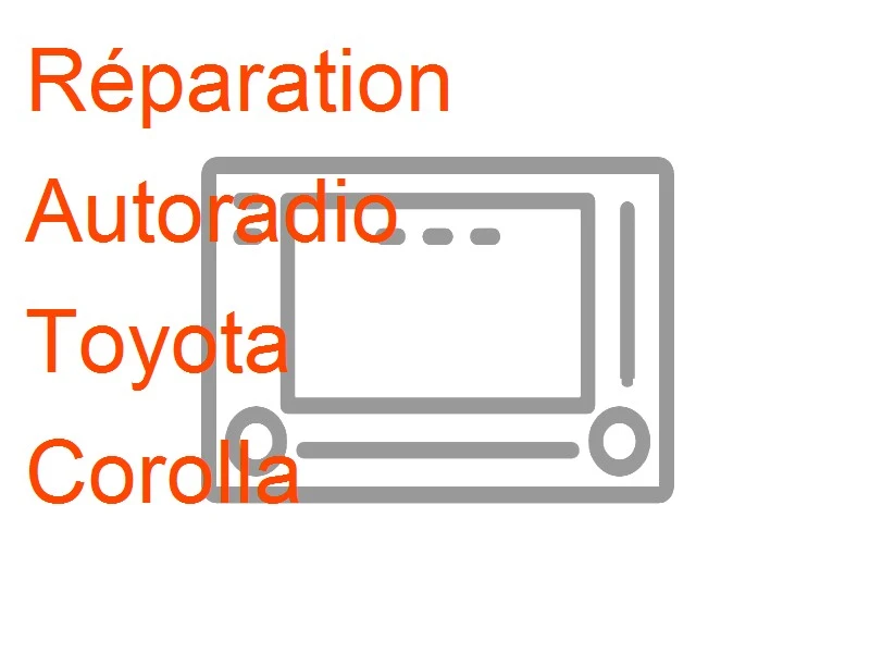 Autoradio Toyota Corolla