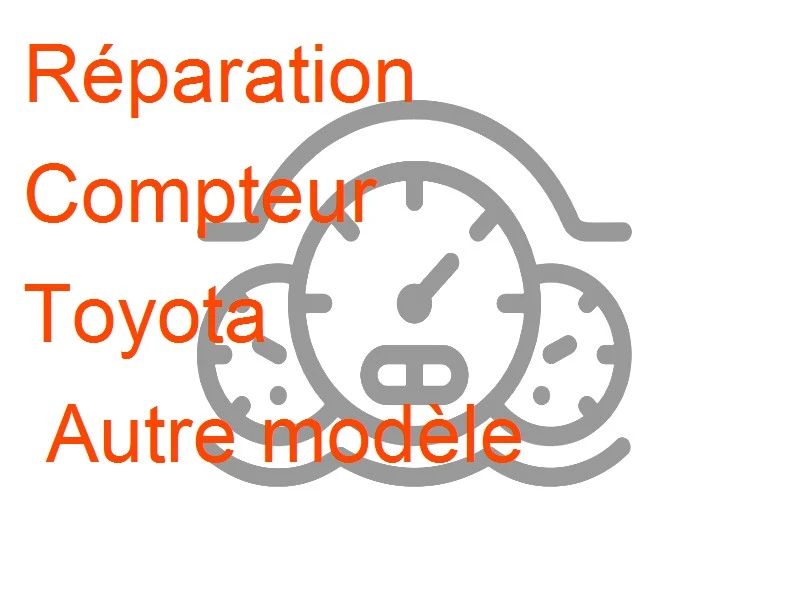 Compteur Toyota Autre modèle