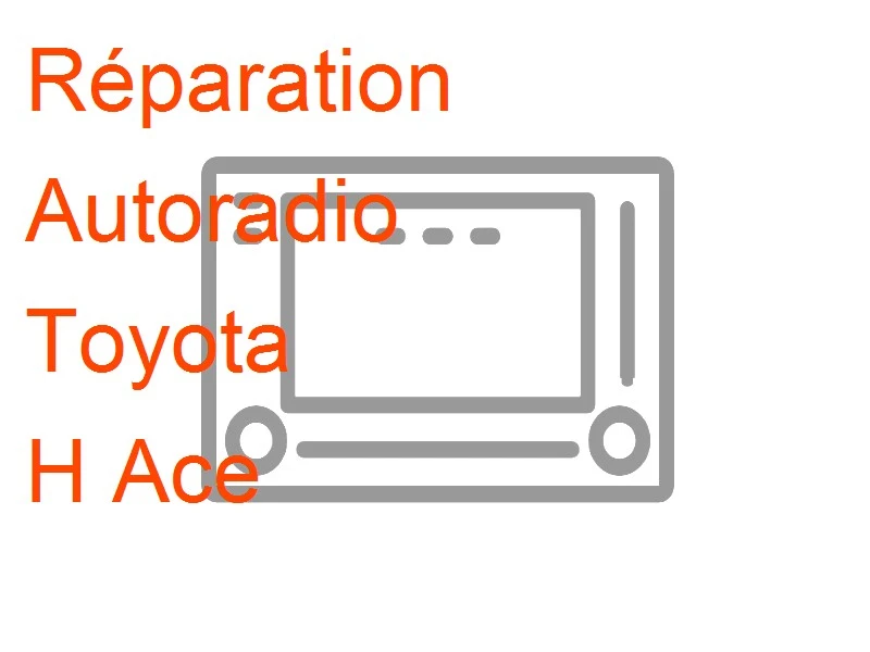 Autoradio Toyota H Ace