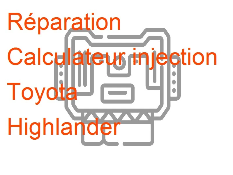 Calculateur injection Toyota Highlander