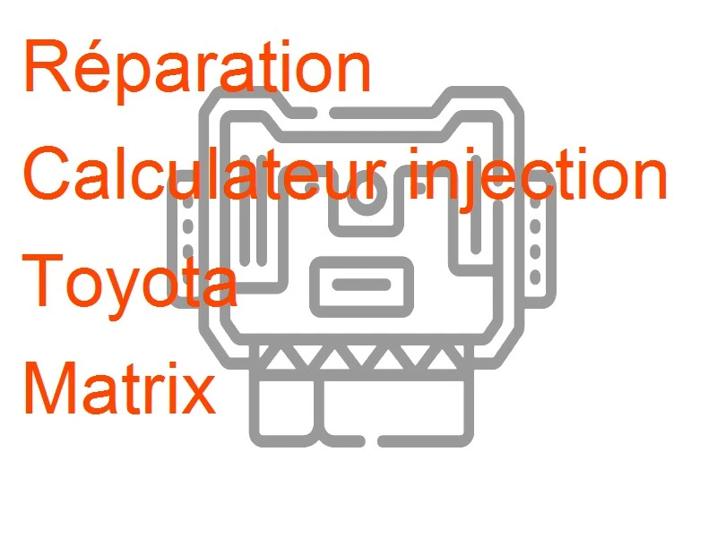 Calculateur injection Toyota Matrix