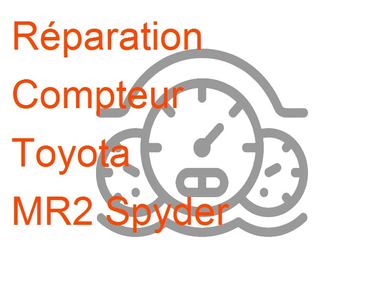 Compteur Toyota MR2 Spyder