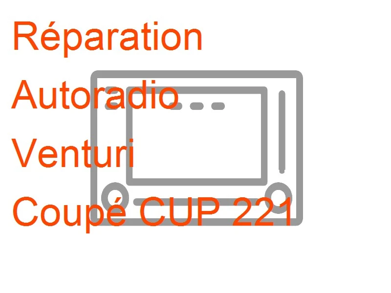 Autoradio Venturi Coupé CUP 221