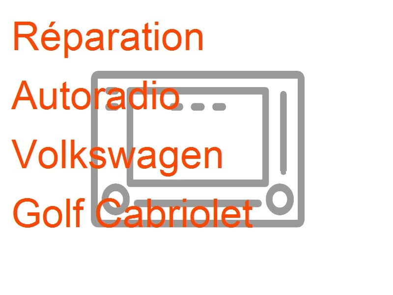 Autoradio Volkswagen Golf Cabriolet