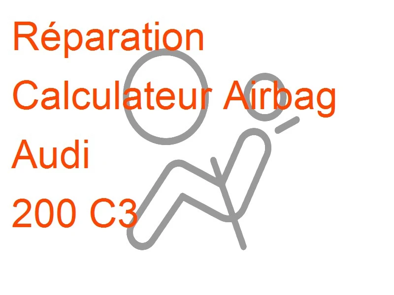 Calculateur Airbag Audi 200 C3
