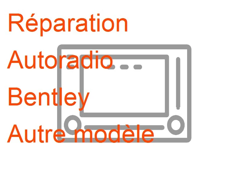 Autoradio Bentley Autre modèle