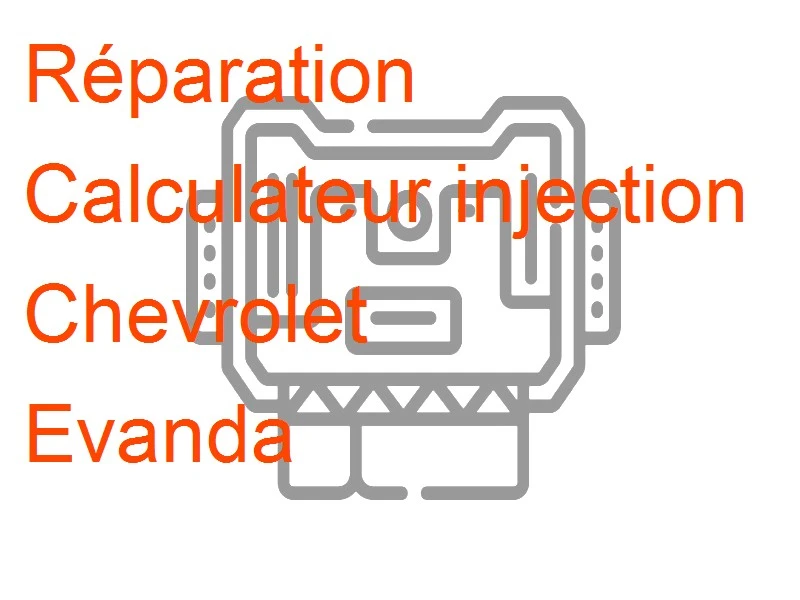 Calculateur injection Chevrolet Evanda
