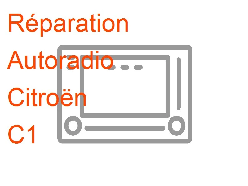 Autoradio Citroën C1