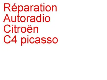Autoradio Citroën C4 picasso