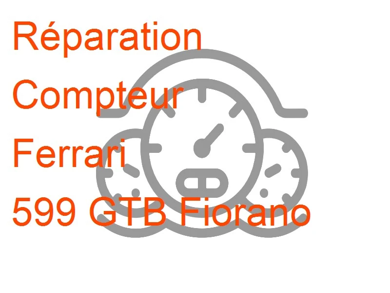Compteur Ferrari 599 GTB Fiorano