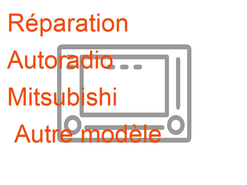 Autoradio Mitsubishi Autre modèle