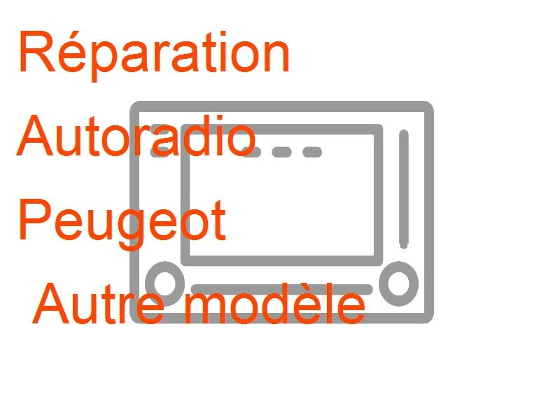 Autoradio Peugeot Autre modèle