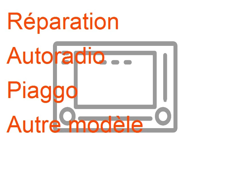 Autoradio Piaggo Autre modèle