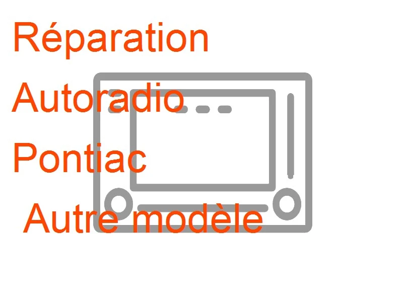 Autoradio Pontiac Autre modèle