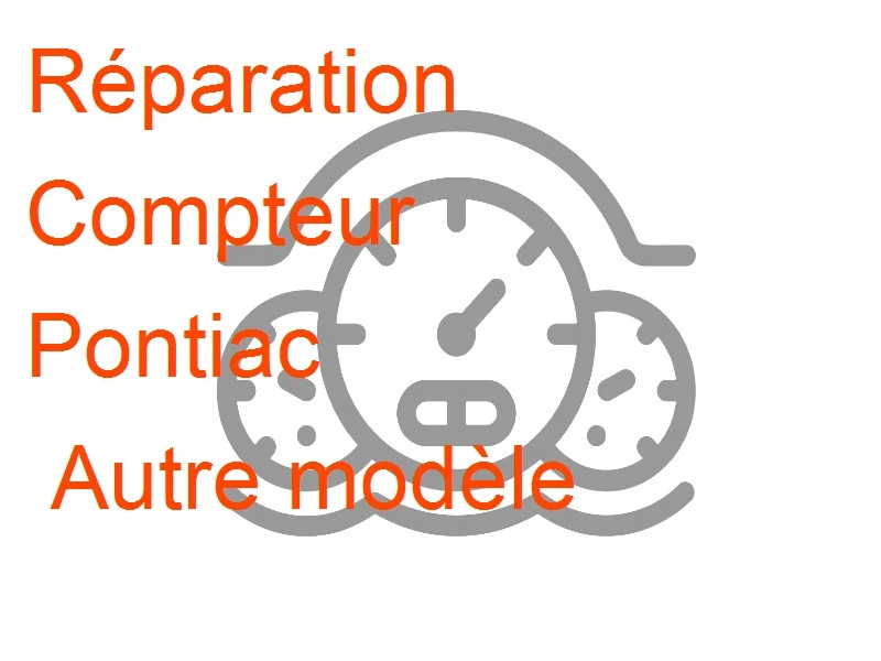 Compteur Pontiac Autre modèle