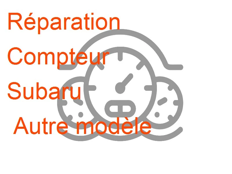 Compteur Subaru Autre modèle