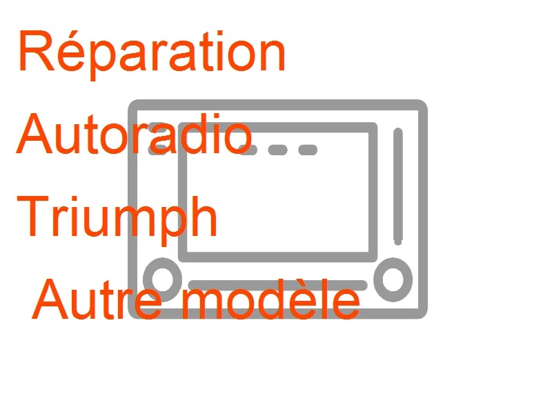 Autoradio Triumph Autre modèle