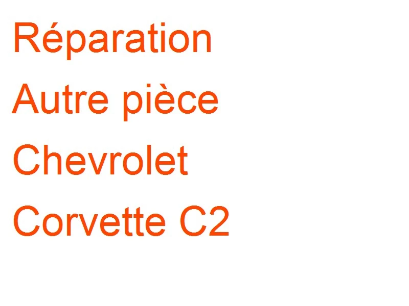 Autre pièce Chevrolet Corvette C2