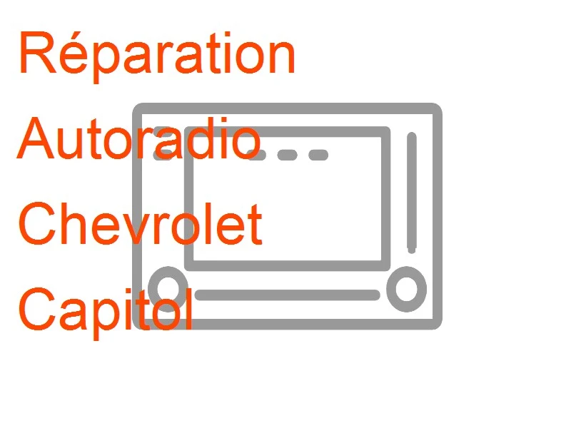 Autoradio Chevrolet Capitol