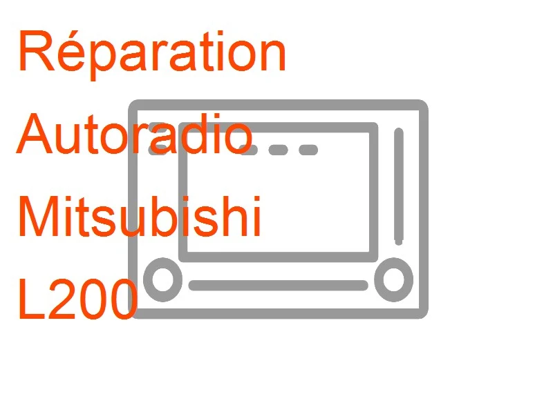 Autoradio Mitsubishi L200