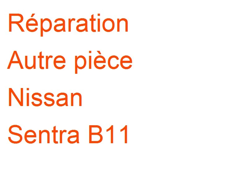 Autre pièce Nissan Sentra B11