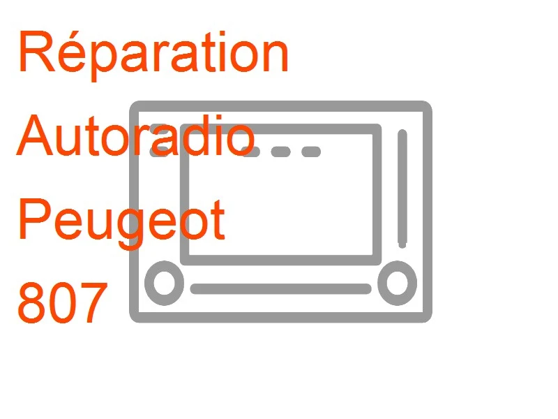 Autoradio Peugeot 807