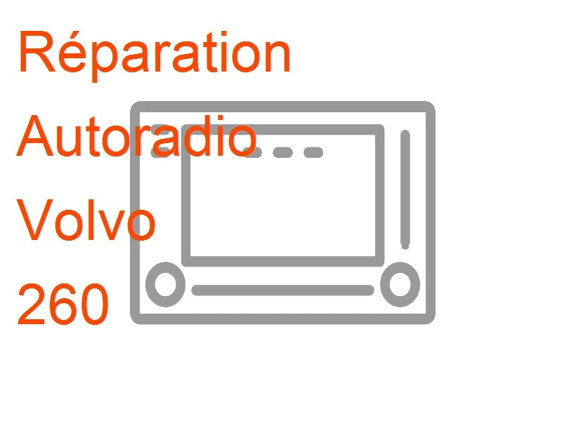 Autoradio Volvo 260