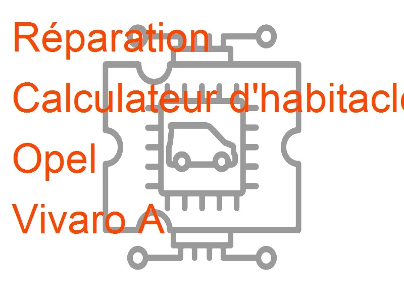 Calculateur d'habitacle UCH Opel Vivaro A