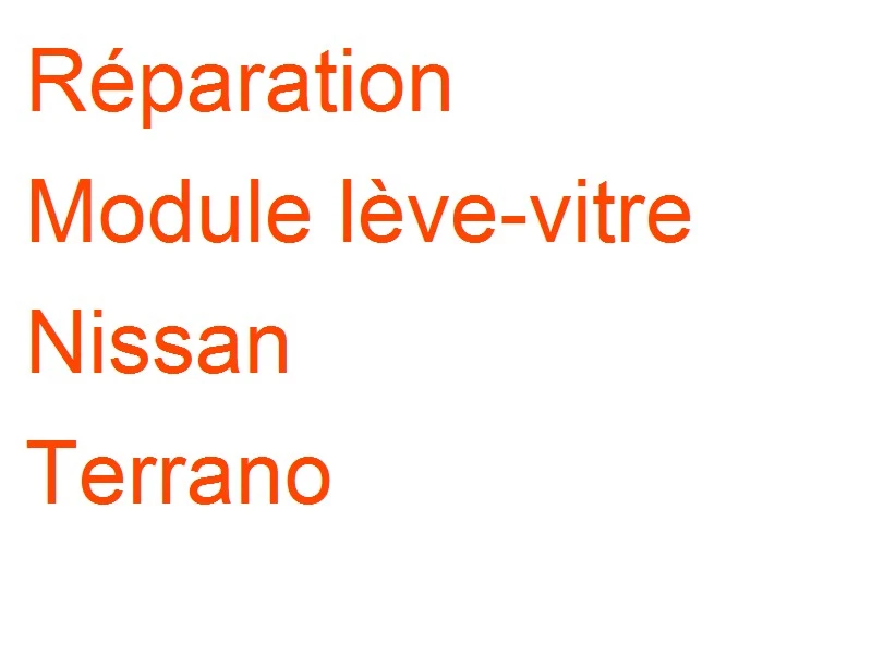 Module lève-vitre Nissan Terrano