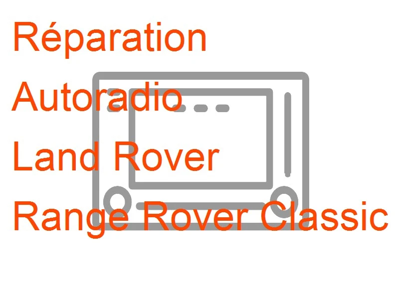 Autoradio Land Rover Range Rover Classic