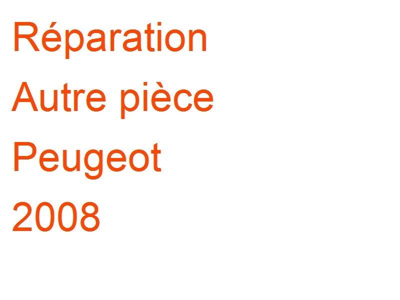 Autre pièce Peugeot 2008