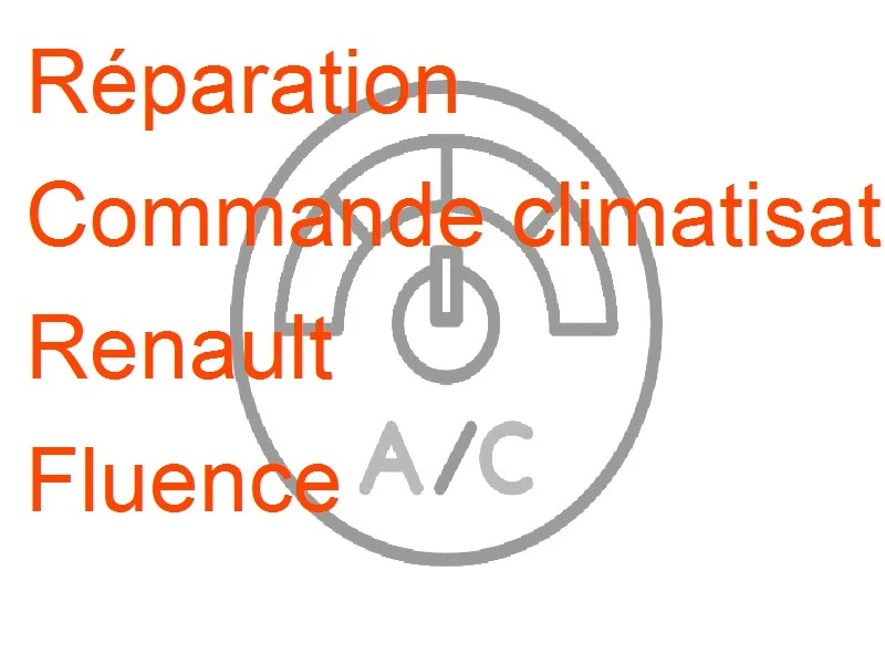 Commande climatisation Renault Fluence Valeo