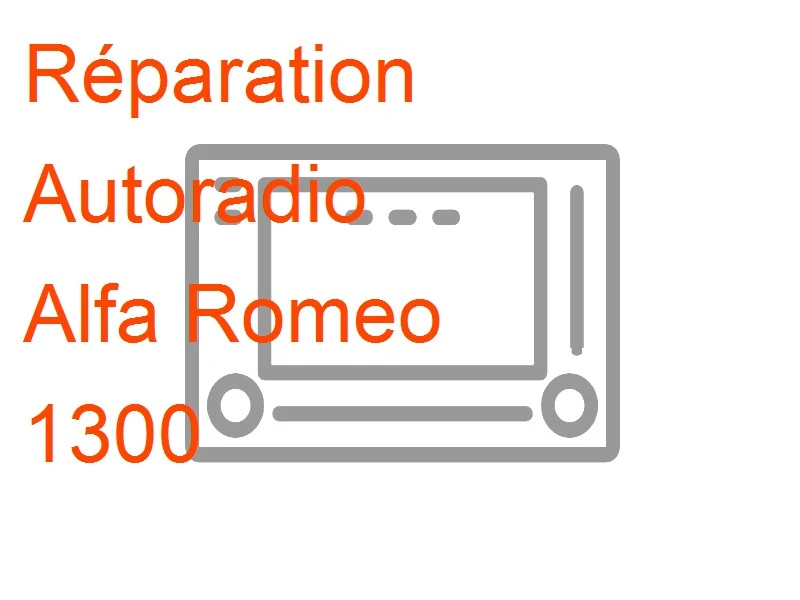 Autoradio Alfa Romeo 1300