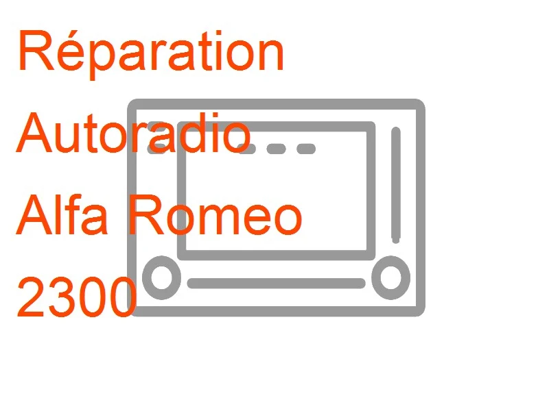 Autoradio Alfa Romeo 2300