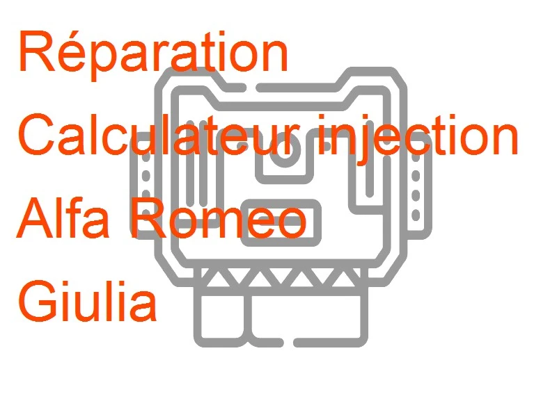Calculateur injection Alfa Romeo Giulia