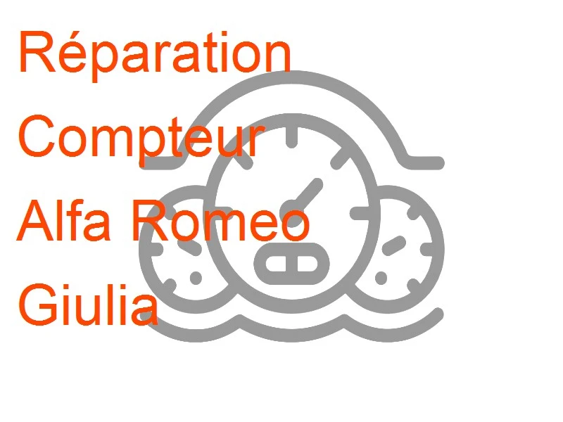 Compteur Alfa Romeo Giulia