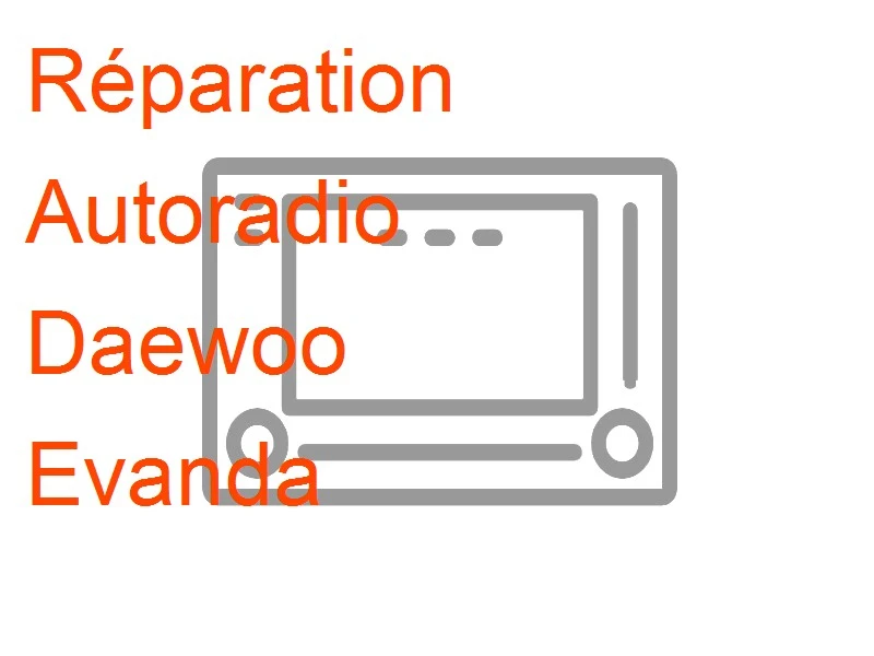 Autoradio Daewoo Evanda
