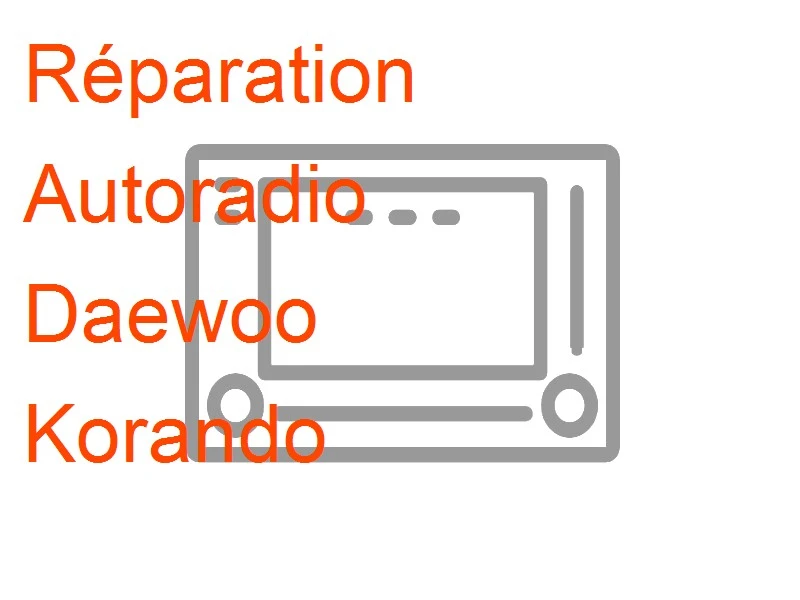 Autoradio Daewoo Korando