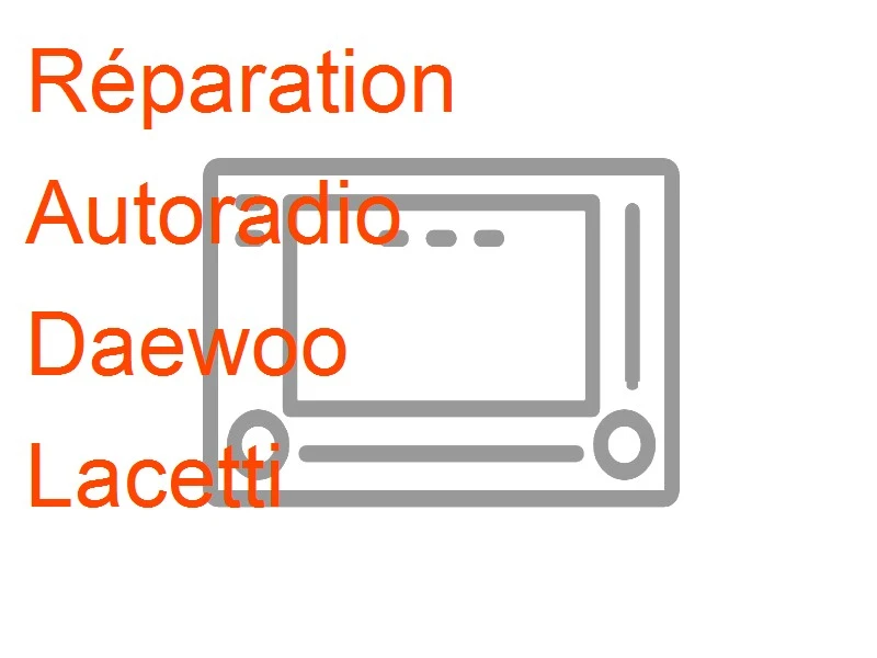 Autoradio Daewoo Lacetti