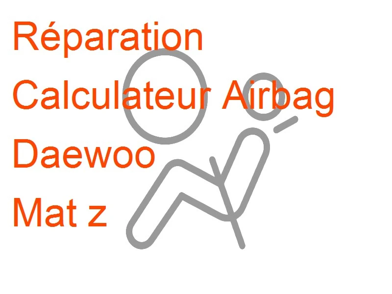 Calculateur Airbag Daewoo Mat z