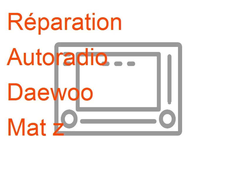 Autoradio Daewoo Mat z