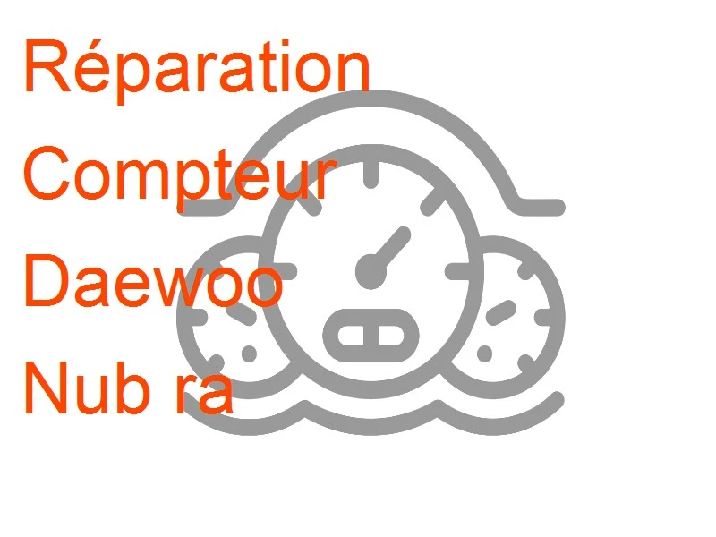 Compteur Daewoo Nub ra
